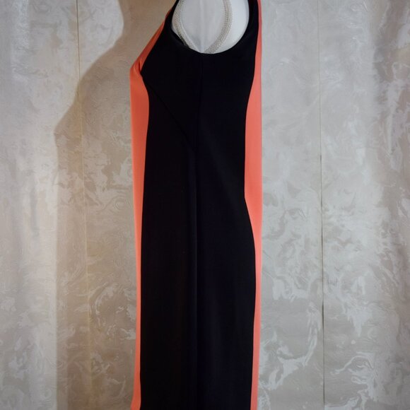 Ann Taylor Factory Size 0 Color-block Vertical Stripe Shift Dress - Picture 2 of 5
